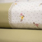 Maria 100% Cotton 4 Piece Double Bed Set Green