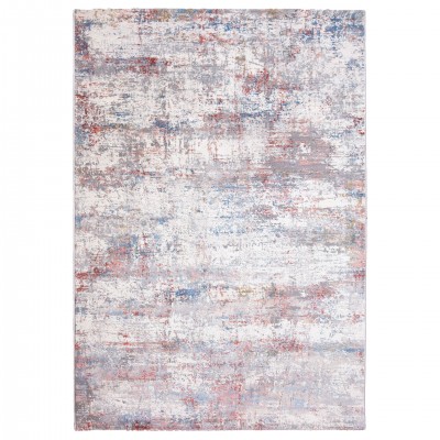 Abstract Area Rug Arinto 051 Salmon
