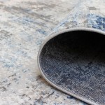 Abstract Area Rug Arinto 004 Blue