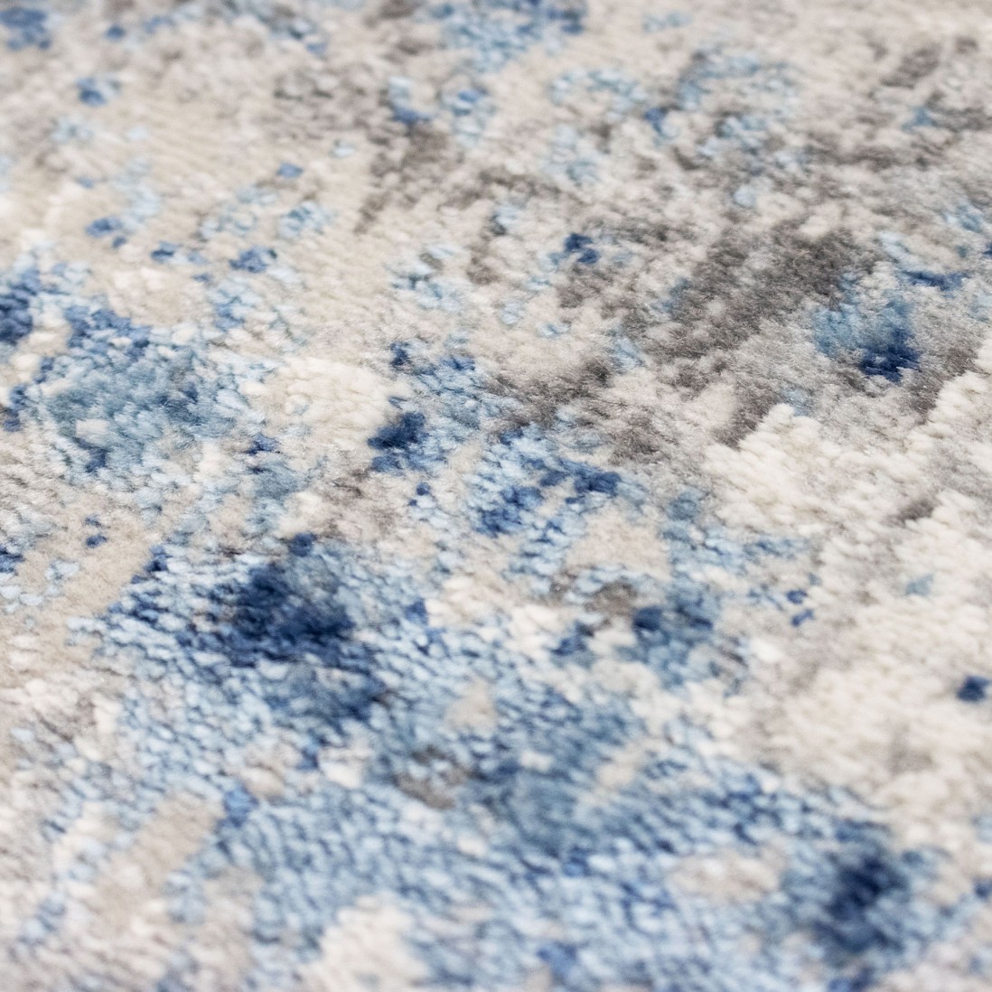 Abstract Area Rug Arinto 004 Blue