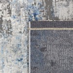Abstract Area Rug Arinto 004 Blue