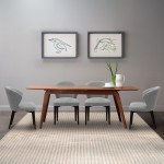 Silla de Comedor de Tejido Annecy Gris