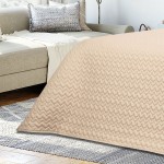 Edredn Cama Doble Melis Geomtrico Beige