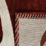 Abstract Area Rug Bliss 006 Red