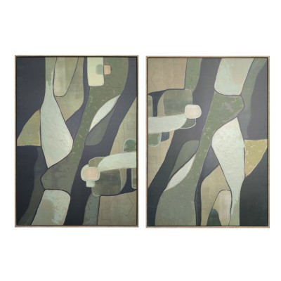 Abstract Decorative Painting 290A Green
