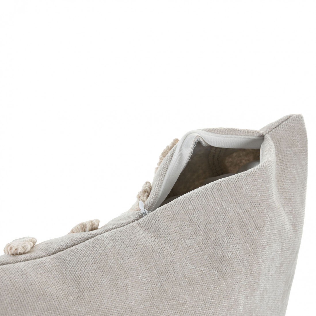 Abstract Decorative Cushion 793 Square Beige