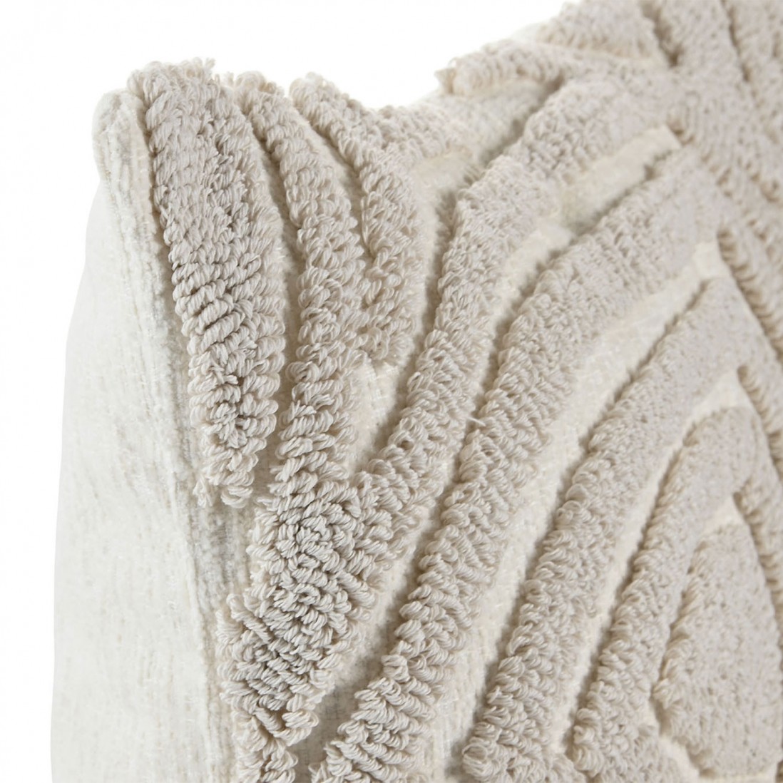 Abstract Decorative Cushion 801 Square Beige