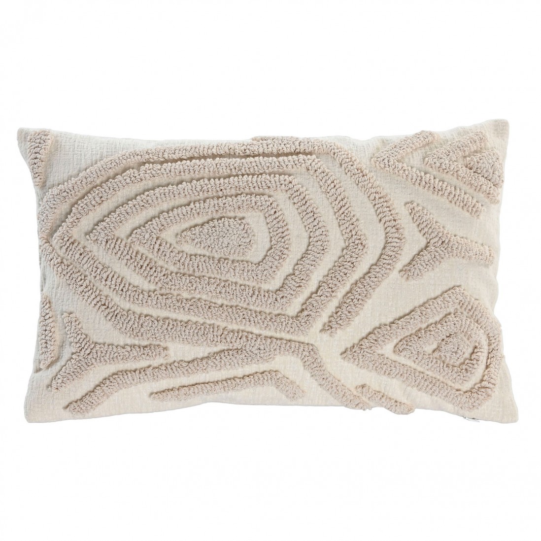 Abstract Decorative Cushion 802 Rectangular Beige