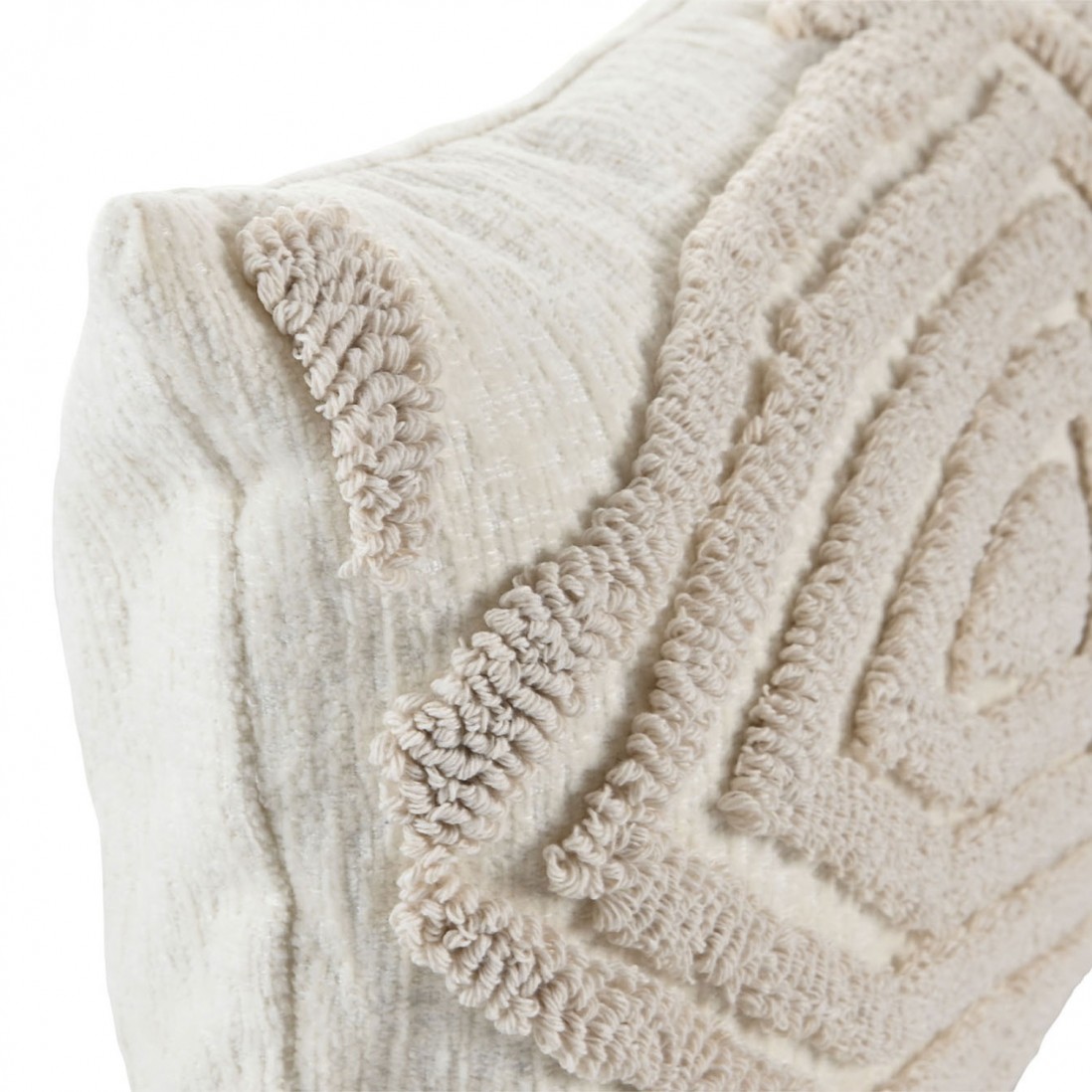 Abstract Decorative Cushion 802 Rectangular Beige