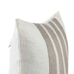 Stripes Decorative Cushion 823 Square Beige