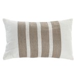 Stripes Decorative Cushion 824 Rectangular Beige
