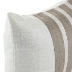 Stripes Decorative Cushion 824 Rectangular Beige