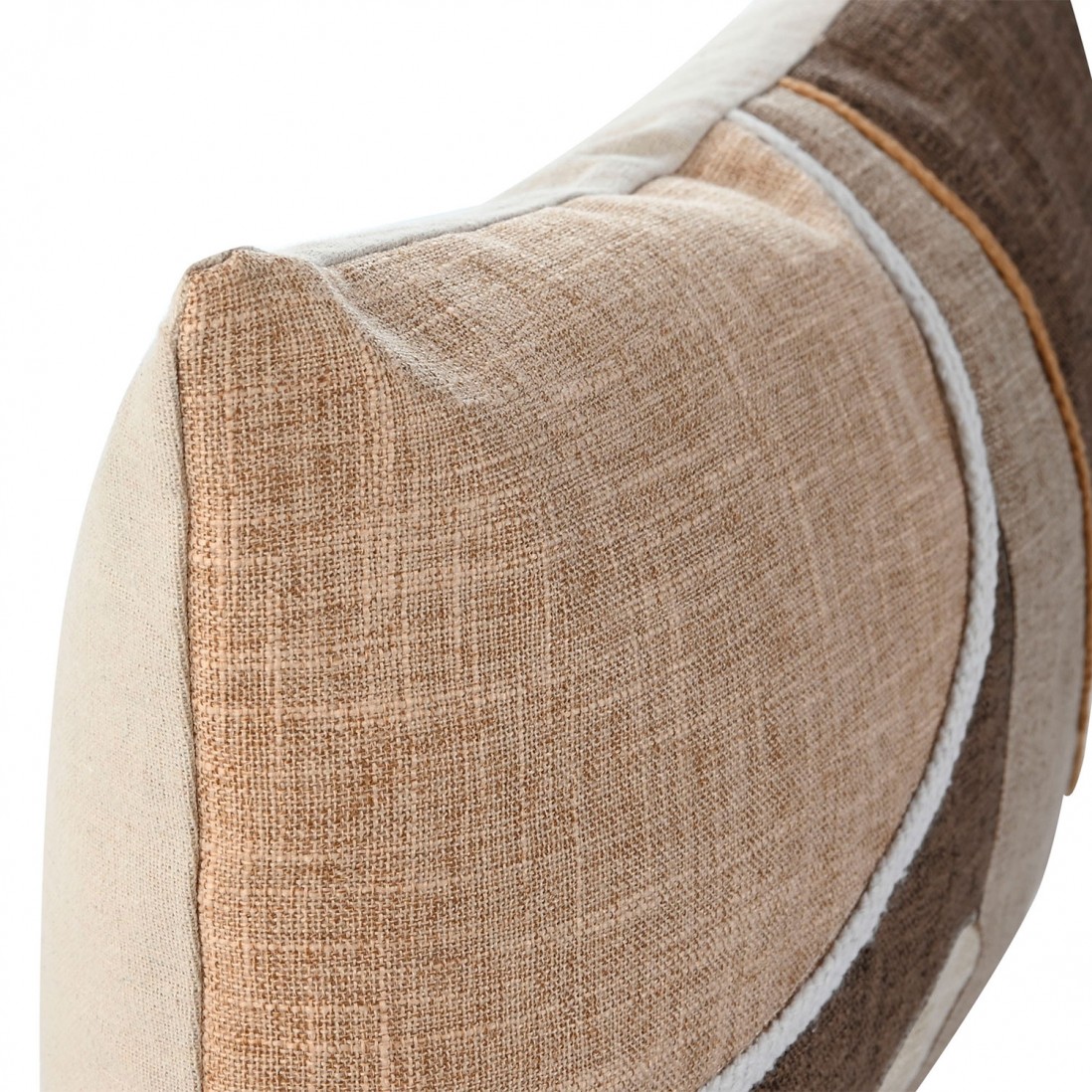 Abstract Decorative Cushion 842 Rectangular Brown