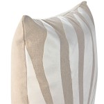 Floral Decorative Cushion 859 Square Beige
