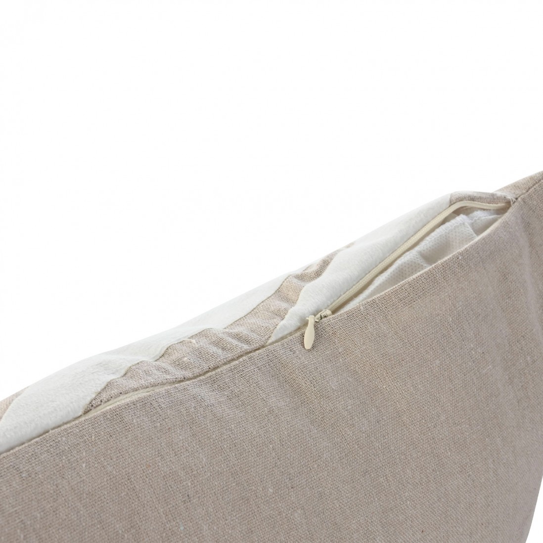 Floral Decorative Cushion 859 Square Beige