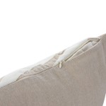 Floral Decorative Cushion 859 Square Beige