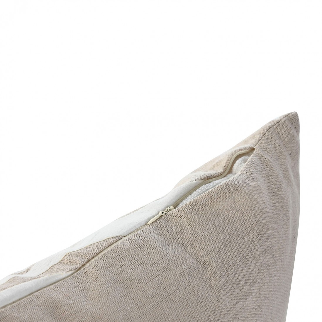 Floral Decorative Cushion 860 Rectangular Beige
