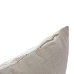 Floral Decorative Cushion 860 Rectangular Beige