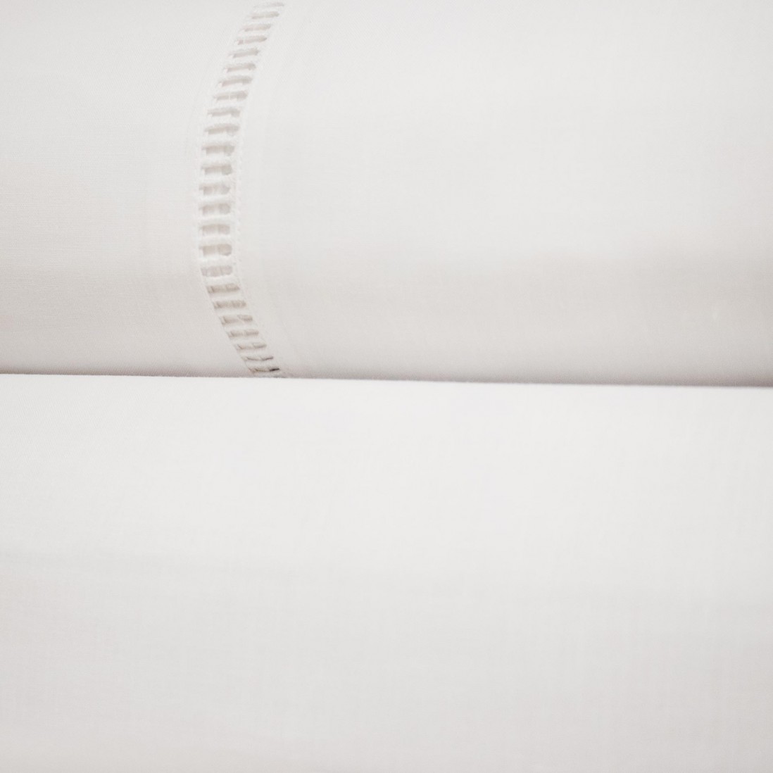 Jogo de Lenis Cama de Casal Escada 100% Algodo 4 Peas Branco