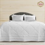 Edredn de Cama Doble Crepon Rayas Gris