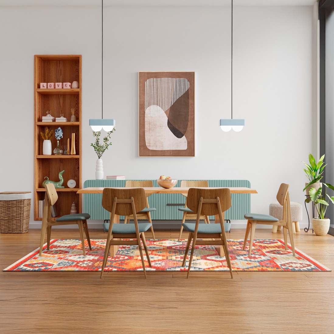 Ethnic Rug Caban Kilim 001 Multicolor