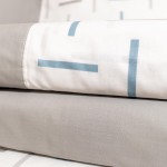 Yola 100% Cotton 4-Piece Double Bed Set Gray