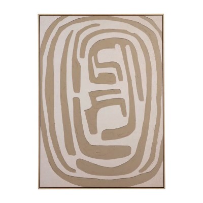 Abstract Decorative Painting 679 Beige