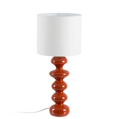 Candeeiro de Mesa de Resina 858 Terracota