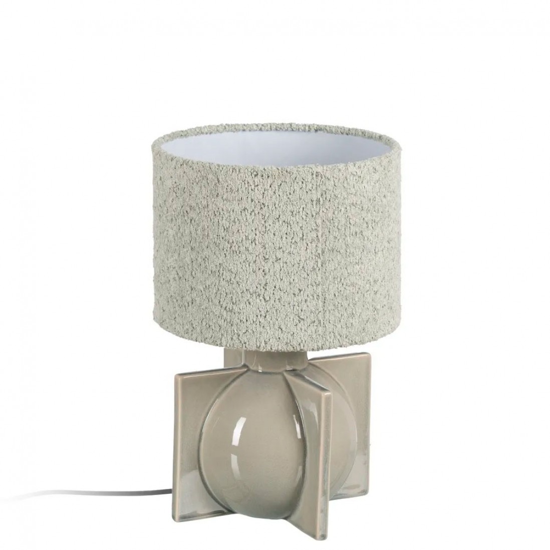Ceramic Table Lamp 138 Gray
