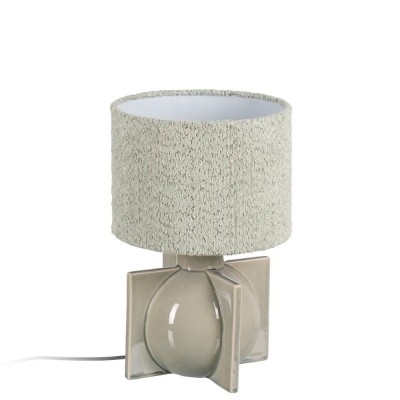 Candeeiro de Mesa de Cermica 138 Cinzento
