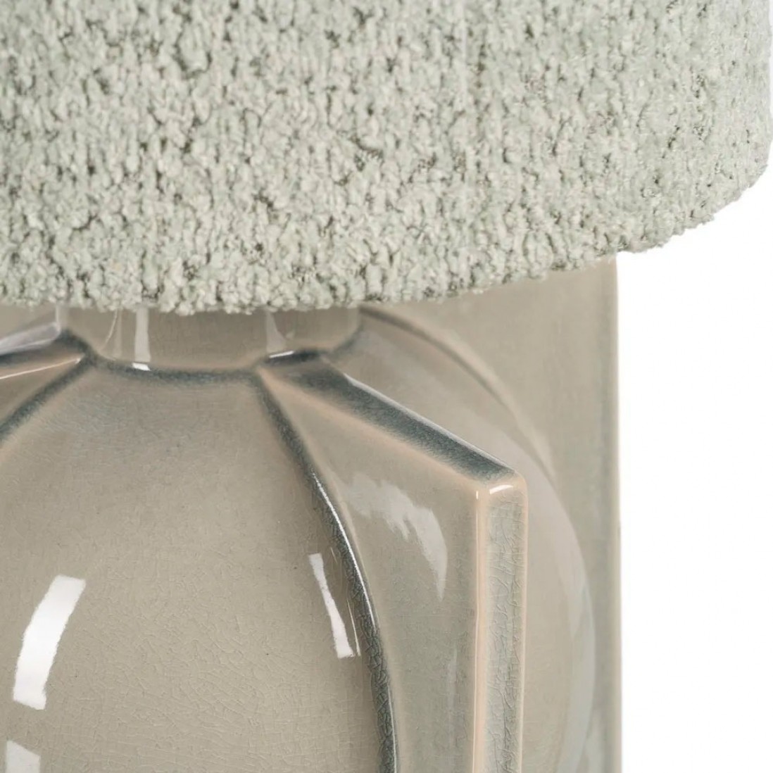 Ceramic Table Lamp 138 Gray