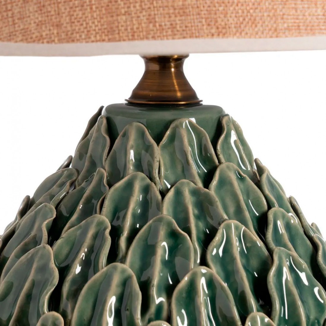 Candeeiro de Mesa de Cermica 830 Verde