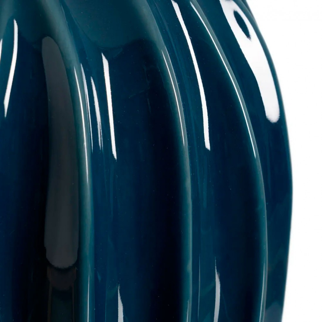 Candeeiro de Mesa de Cermica 827 Azul