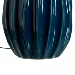 Candeeiro de Mesa de Cermica 827 Azul