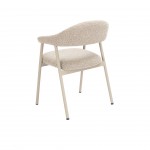 Silla de Comedor de Tejido Euron Gris Pardo