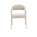 Silla de Comedor de Tejido Euron Gris Pardo