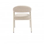 Silla de Comedor de Tejido Euron Gris Pardo