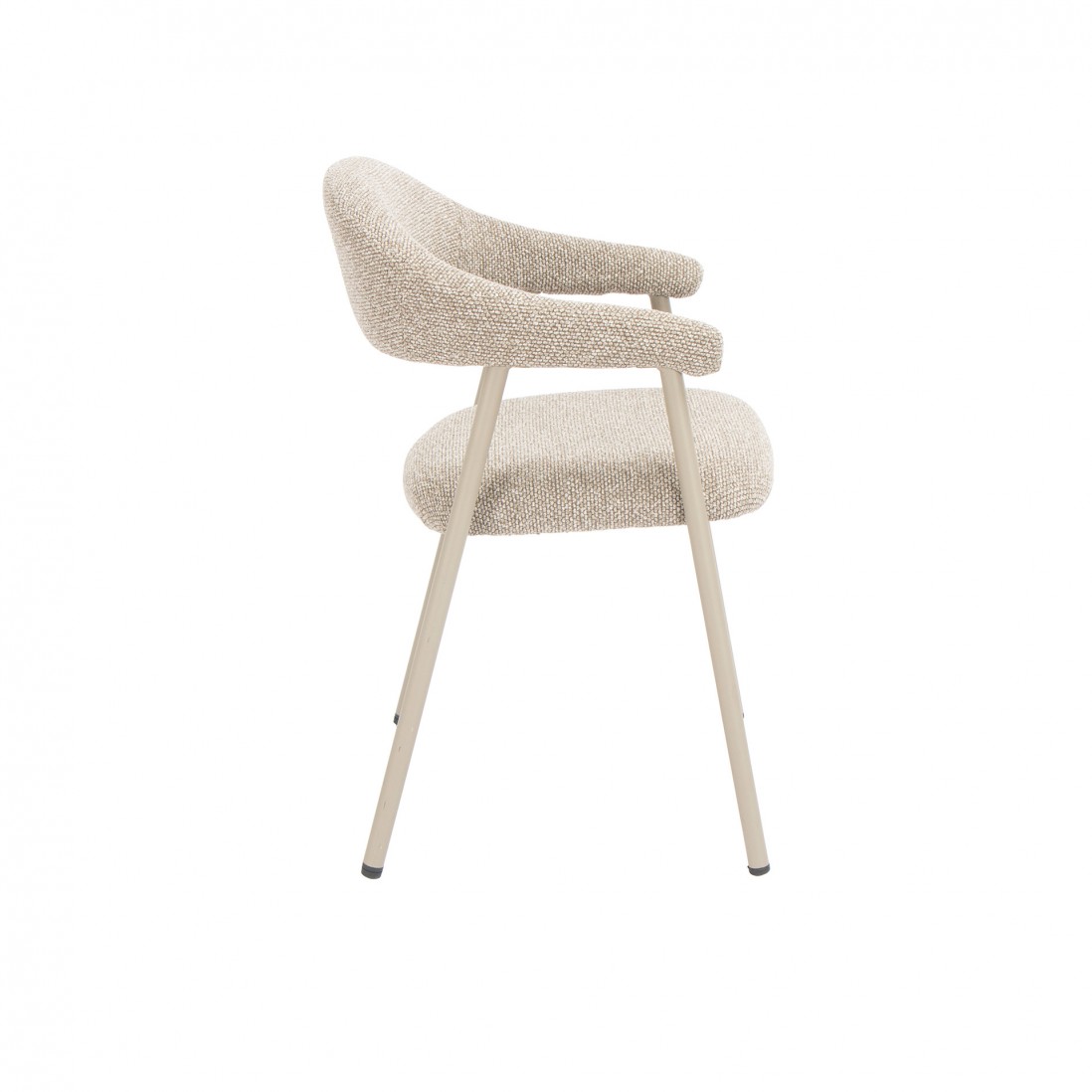 Silla de Comedor de Tejido Euron Gris Pardo