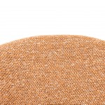 Silla de comedor de tela naranja Euron