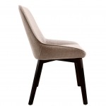 Silla de Comedor de Tejido Cambrai Crema