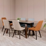 Silla de Comedor de Tejido Cambrai Crema