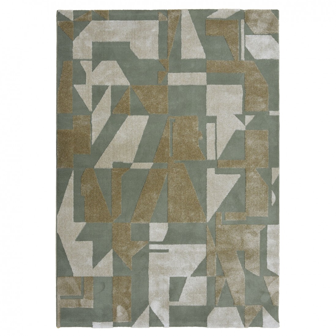 Alfombra Geomtrica Burela 3870/005 Verde