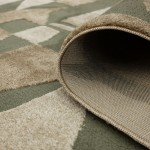 Alfombra Geomtrica Burela 3870/005 Verde