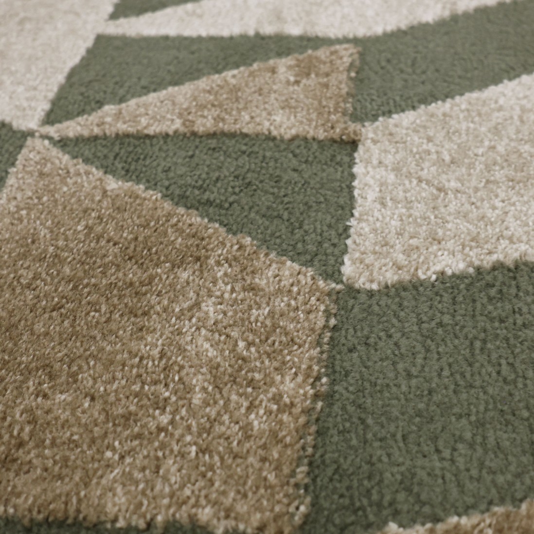 Alfombra Geomtrica Burela 3870/005 Verde