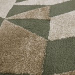 Alfombra Geomtrica Burela 3870/005 Verde