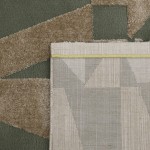 Alfombra Geomtrica Burela 3870/005 Verde