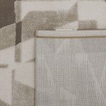 Geometric Area Rug Burela 0387/002 Beige