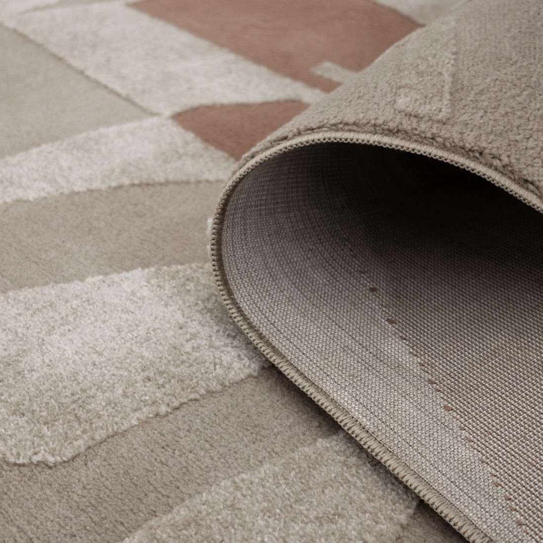 Geometric Area Rug Burela 0387/192 Orange