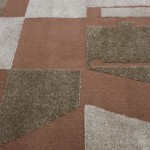 Alfombra Geomtrica Burela 3870/192 Naranja