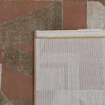 Alfombra Geomtrica Burela 3870/192 Naranja